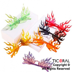 ANTEOJO LLAMA FUEGO XL  COLORES SURTIDOS x 1